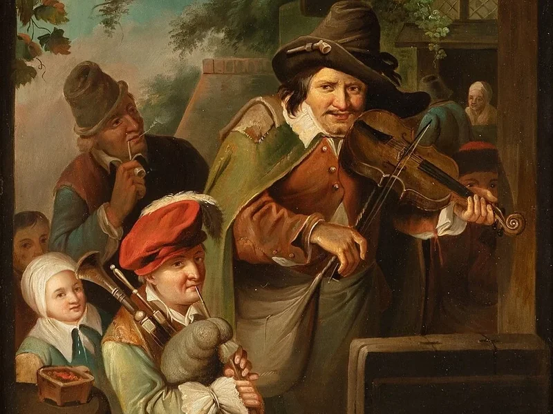 1826-Augusta Soldan - Musicisti di Soldan Street